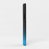 Étui simple noir et bleu pour iPhone 7, résistant (Dos/Droite)