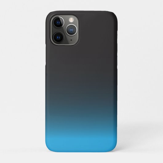 Étui simple noir et bleu pour iPhone 7, résistant (Dos)