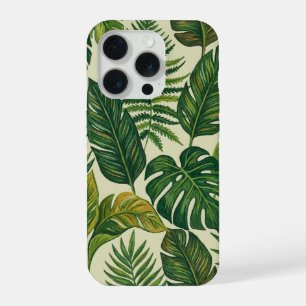 Étui Téléphone Botanique Feuilles de Palmier & Mon