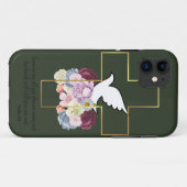 Étui Téléphone Vert Foncé Belles Bénédictions (Dos (Horizontal))