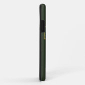 Étui Téléphone Vert Foncé Belles Bénédictions (Dos/Droite)