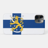 étui téléphonique du drapeau de Finlande (Dos (Horizontal))