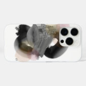 Étui téléphonique minimaliste Art Abstrait iPhone (Verso (horizontal))