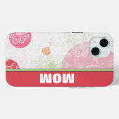 Étui téléphonique Polka Dot de maman (Verso (horizontal))