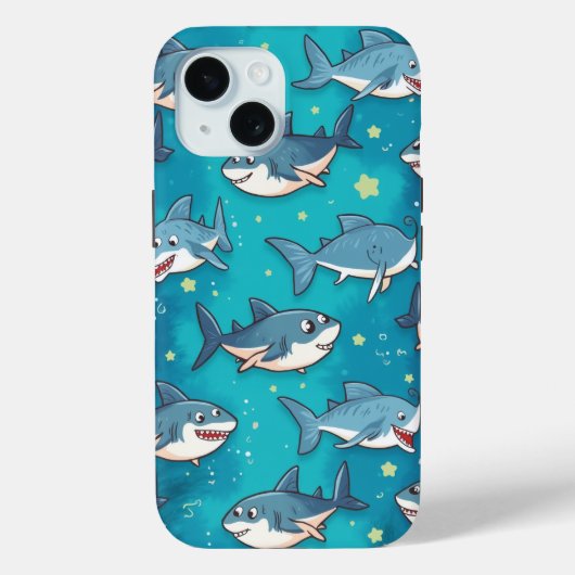 étui téléphonique pour requins enfants (Verso)