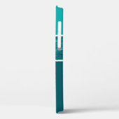 Étui téléphonique Turquoise Gradient pour filles (Verso / Gauche)