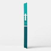 Étui téléphonique Turquoise Gradient pour filles (Verso / Droite)