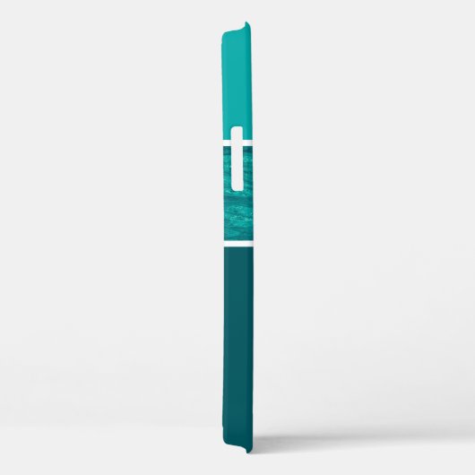 Étui téléphonique Turquoise Gradient pour filles (Verso / Droite)