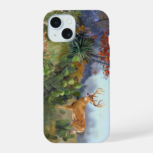 Étui Texas Buck pour iPhone 15 (Verso)