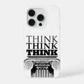 Étui Think Think Think pour iPhone 15 Pro (Verso)