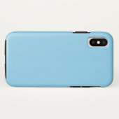 Étui Tough iPhone XS Baby Blue (Dos (Horizontal))