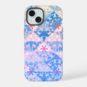 Étui Triangle Motif Pug Corail