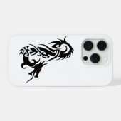 Étui Tribal Dragon pour iPhone 15 Pro (Verso Horizontal)