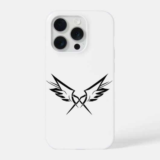 Étui tribal minimal pour iPhone 15 Pro (Verso)