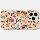 Étui Tribu Amour Coque iPhone (Verso (horizontal))