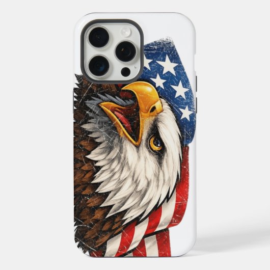 Étui US Eagle pour iPhone 15 Pro Max (Verso)