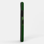Étui vert pour iPhone 5 avec fleur de framboisier (Dos/Droite)
