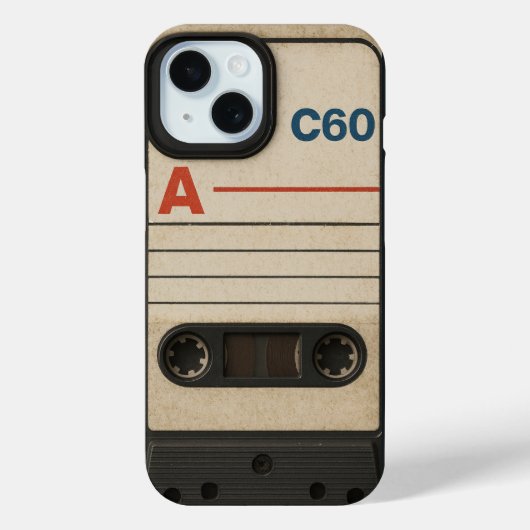 Étui Vintage Bande Apple iPhone 15 (Verso)