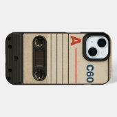 Étui Vintage Bande Apple iPhone 15 (Verso (horizontal))