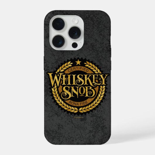 Étui Whiskey Snob Case-Mate pour iPhone (Verso)