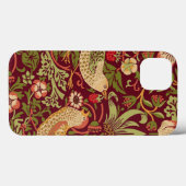 Étui William Morris Strawberry Thief pour iPhone C (Verso (horizontal))