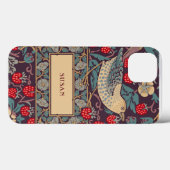 Étui William Morris Strawberry Thief pour iPhone C (Verso (horizontal))