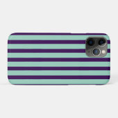 Étuis chic pour iPhone 11 Pro avec design à rayure (Dos (Horizontal))