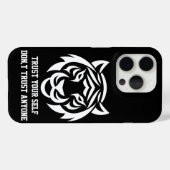 étuis de motivation pour iPhone 15 Pro (Verso (horizontal))