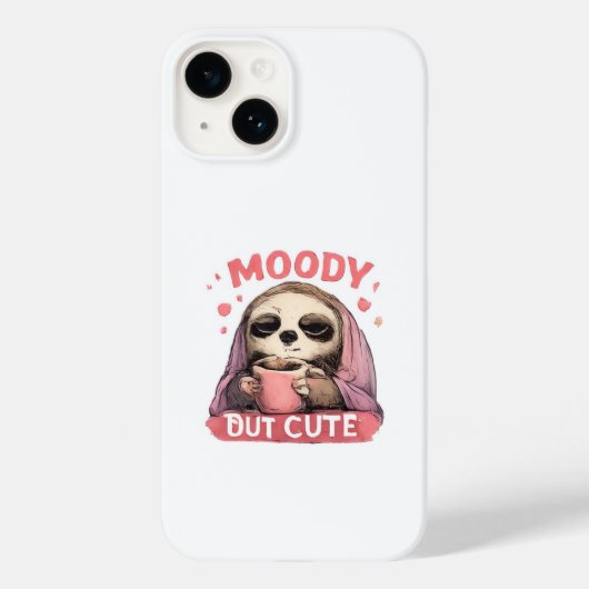 Étuis de téléphone mignons avec humour bizarre gra (Verso)