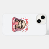 Étuis de téléphone mignons avec humour bizarre gra (Verso (horizontal))