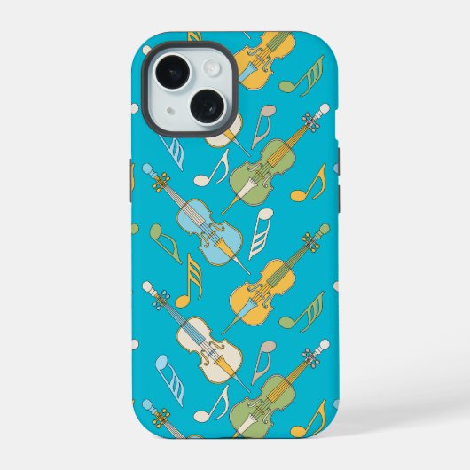 Étuis iPhone / iPad avec violoncelles et notes de (Verso)