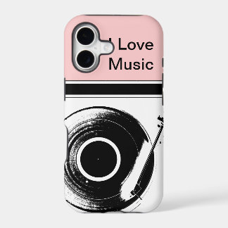 Étuis iPhone musique rose
