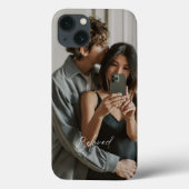 Étuis iPhone pour couples romantiques avec écritur (Verso)