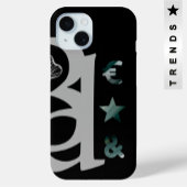 Étuis iPhone RICH tendance abstrait noir blanc ver