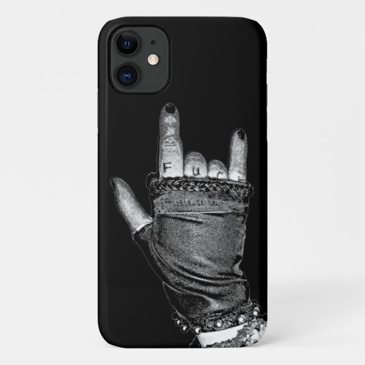 Étuis iPhone Rock Hand (Dos)