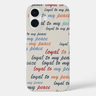 Étuis pour iPhone 16 Loyal to My Peace