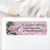 Etyketteerlabels met afbeelding van kolibrie en ro etiket (Insitu)