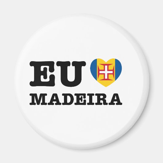 EU AMO MADEIRA MAGNEET (Voorkant)