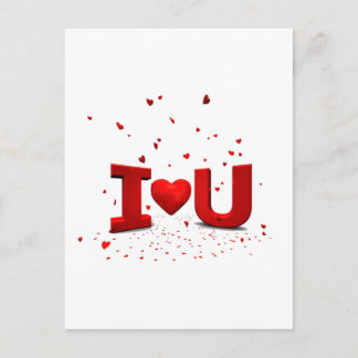 Eu de amo - Ik hou van u Briefkaart