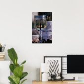 EU, Frankrijk, Chablis, lokale wijn Poster (Thuiskantoor)