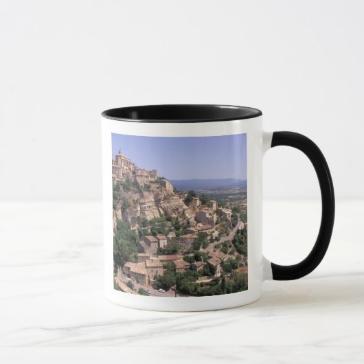 EU, Frankrijk, Provence, Luberon, Gordes Mok (Rechts)