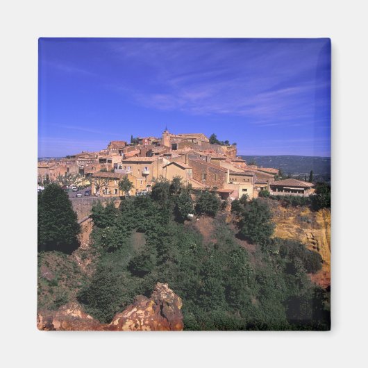 EU, Frankrijk, Provence, Vaucluse, Rousillon. Magneet (Voorkant)
