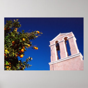 EU, Griekenland. Grieks-orthodoxe kerk Poster