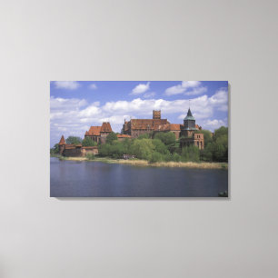 EU, Polen, Pommeren, Malbork. Europa's Canvas Afdruk