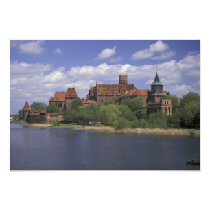 EU, Polen, Pommeren, Malbork. Europa's Foto Afdruk