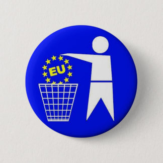 EU-Protest Ronde Button 5,7 Cm