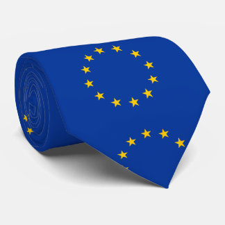 EU - resterend - vlag van de Europese Unie Stropdas
