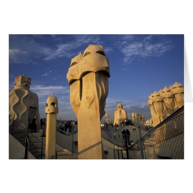 EU, Spanje, Catalonië, Barcelona. Antonio Gaudi's (Voorkant Horizontaal)