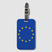 EU-vlag Bagagelabel (Voorkant (verticaal))