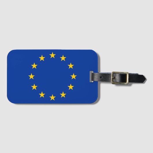 EU-vlag Bagagelabel (Voorkant (horizontaal))
